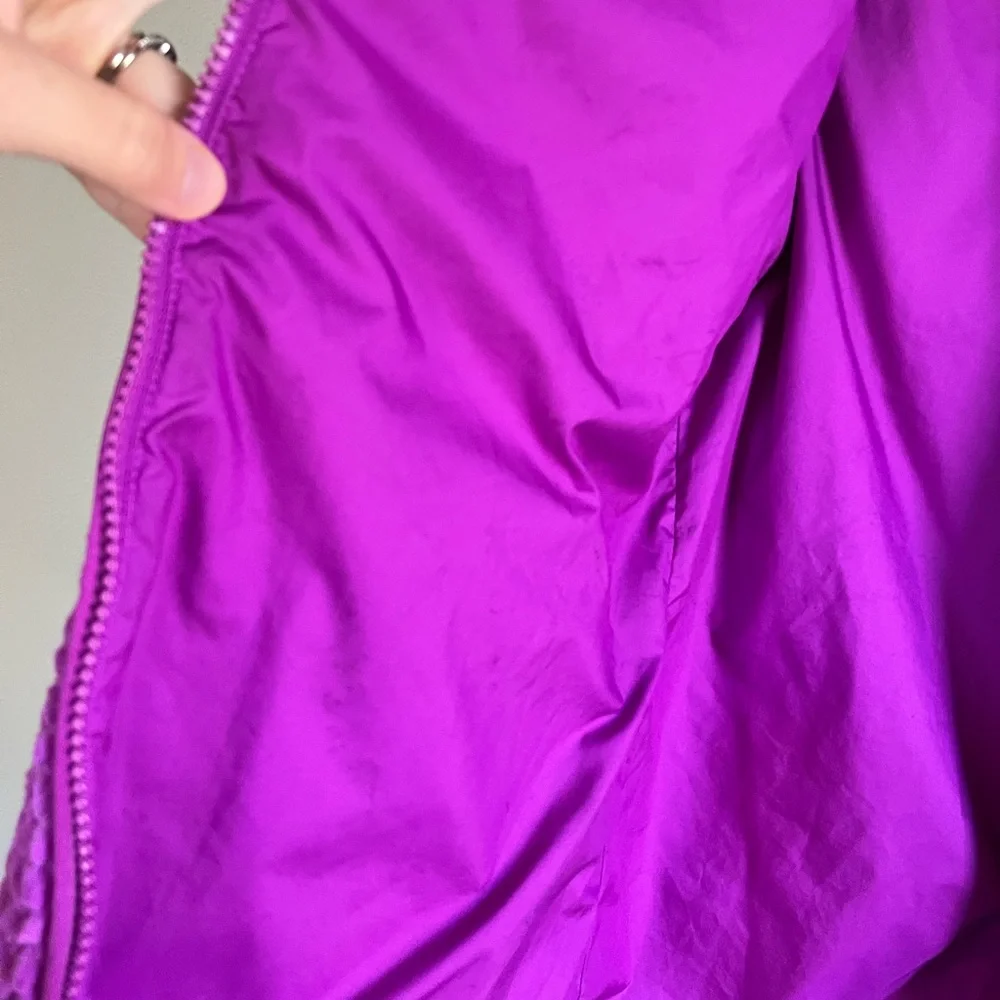 [The North Face] Magic Magenta Laurel Zip Up Jacket- Girls Large 14/16